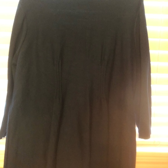 Slate Blue Sweater 3/4 sleeve 2X - Picture 4 of 4